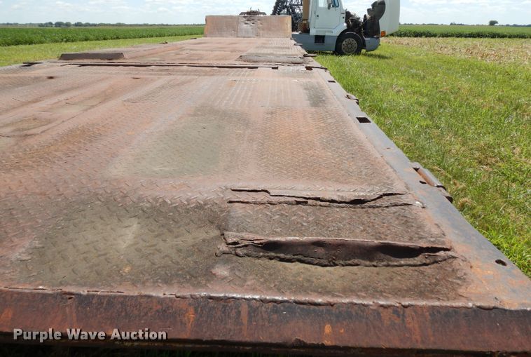 image for item HA9427 1974 Muv-All 4534A drop deck equipment trailer