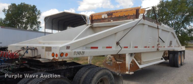 image for item HB9282 2007 Lufkin bottom dump trailer