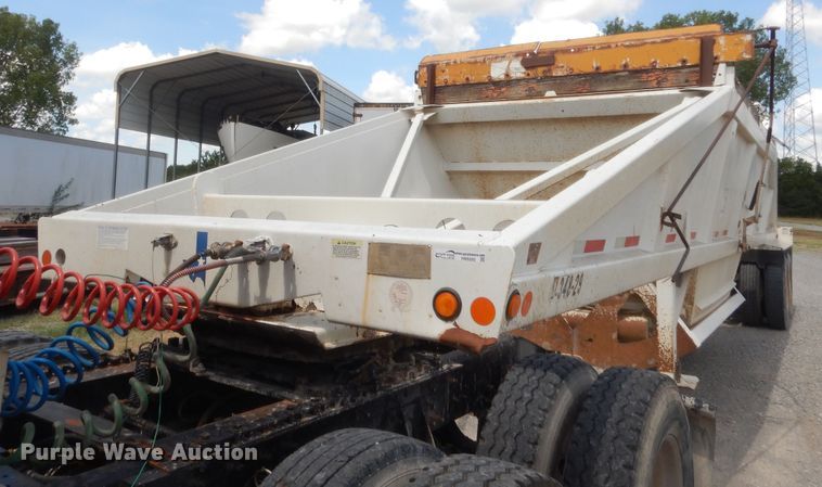 image for item HB9282 2007 Lufkin bottom dump trailer