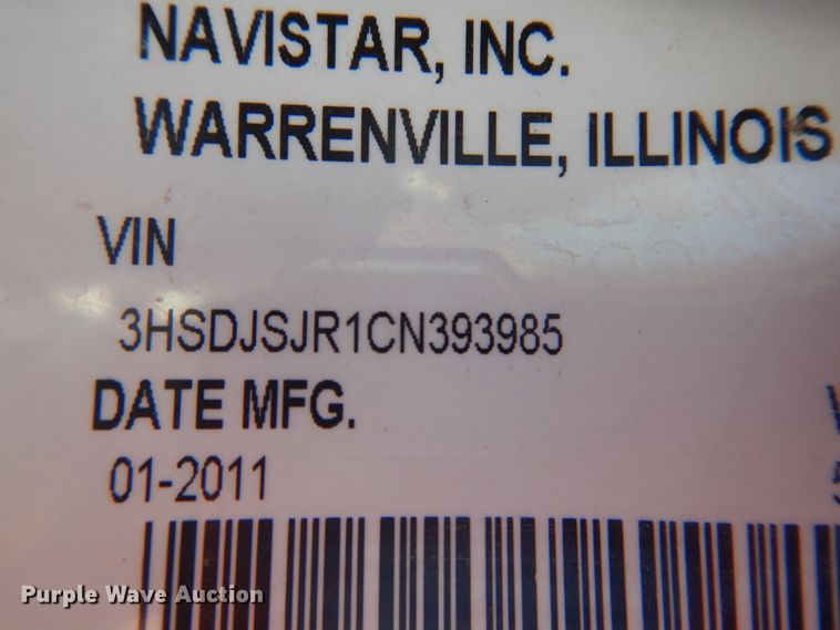 image for item HM9238 2012 International ProStar  semi truck