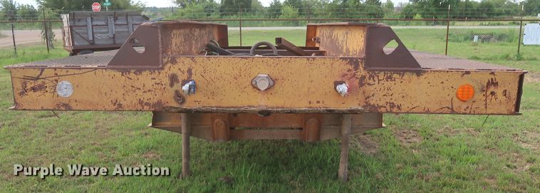 image for item HT9646 1973 Load King CS252 drop deck equipment trailer