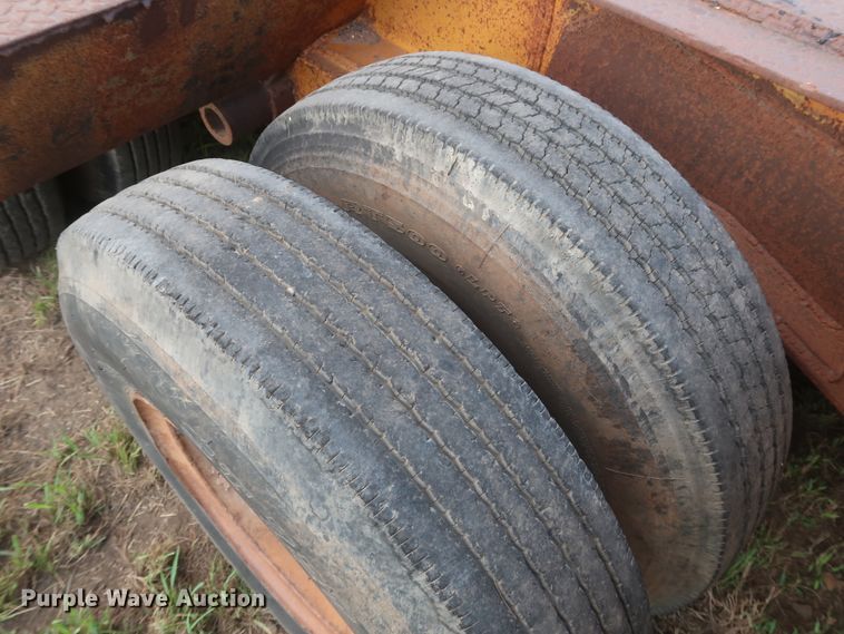 image for item HT9646 1973 Load King CS252 drop deck equipment trailer