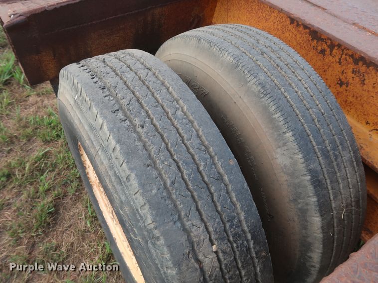 image for item HT9646 1973 Load King CS252 drop deck equipment trailer