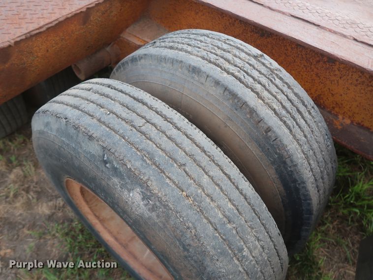 image for item HT9646 1973 Load King CS252 drop deck equipment trailer