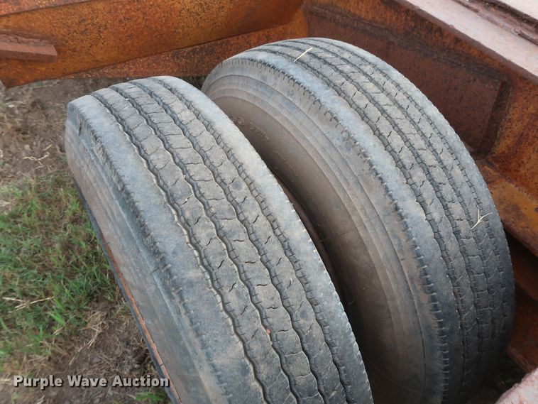 image for item HT9646 1973 Load King CS252 drop deck equipment trailer