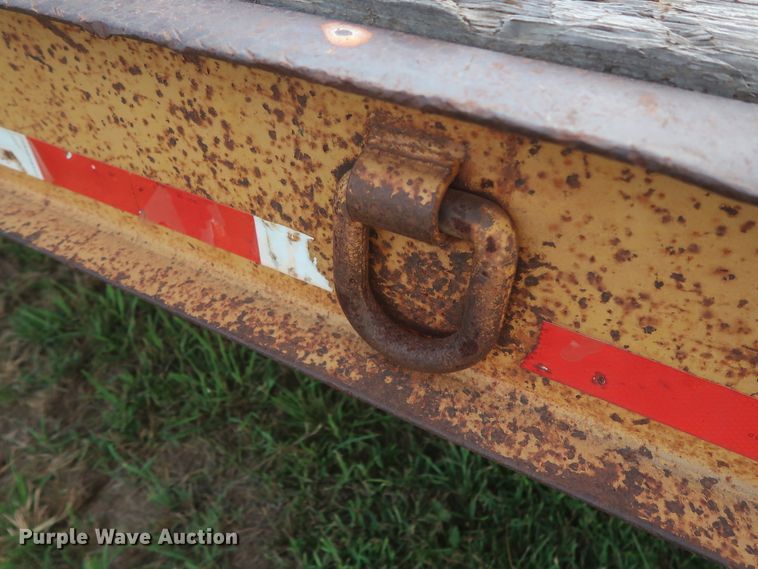 image for item HT9646 1973 Load King CS252 drop deck equipment trailer