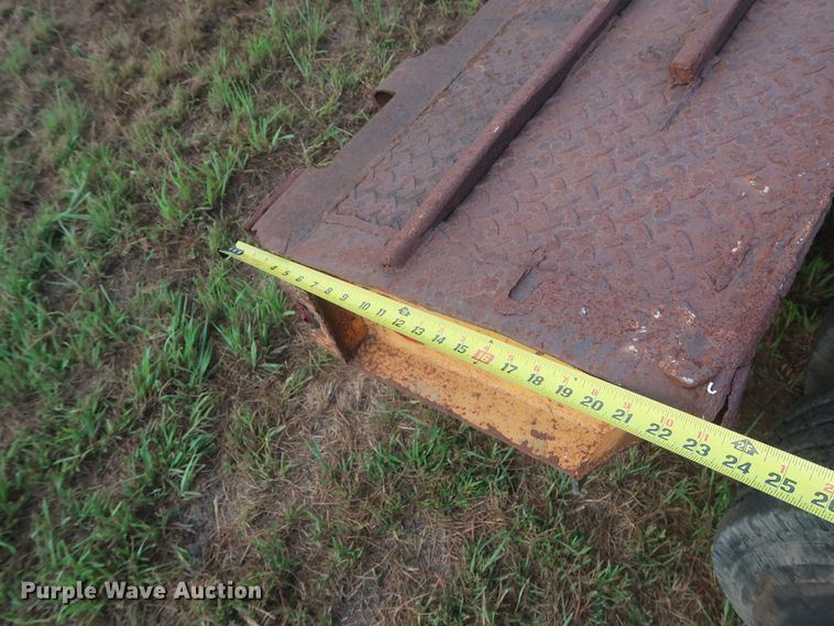 image for item HT9646 1973 Load King CS252 drop deck equipment trailer