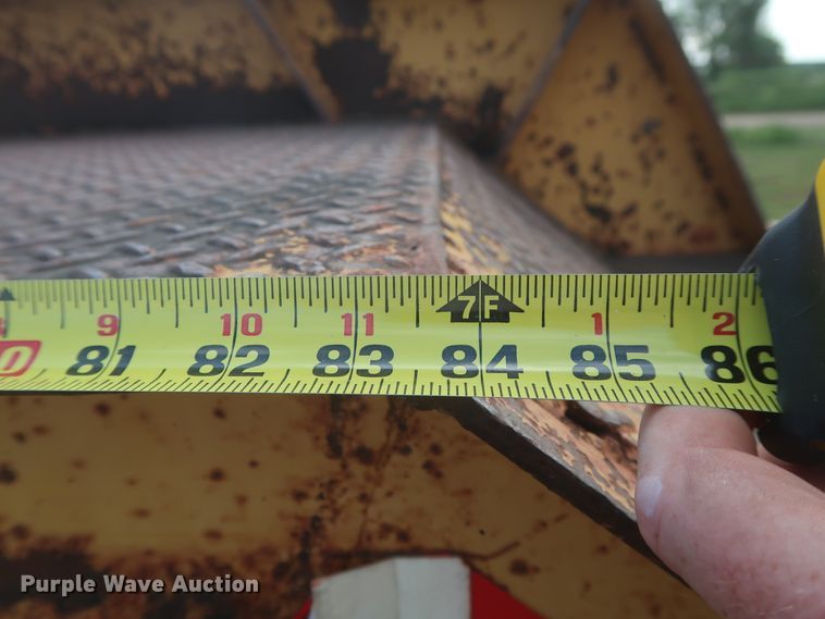 image for item HT9646 1973 Load King CS252 drop deck equipment trailer