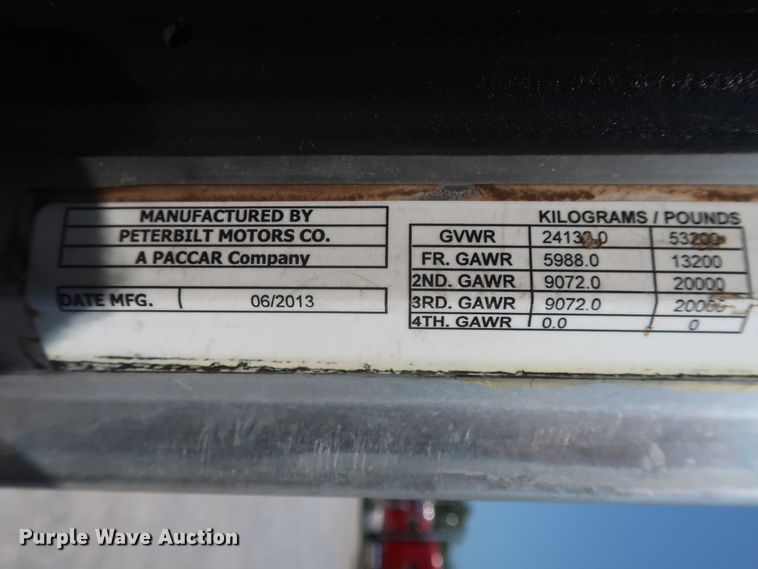 image for item HT9658 2014 Peterbilt 365  semi truck