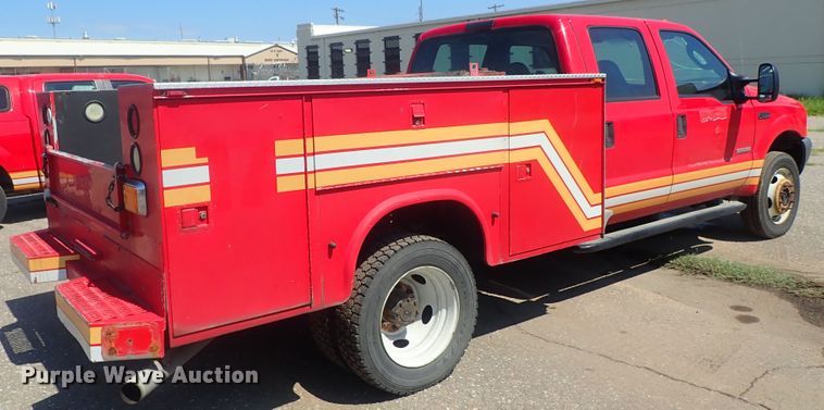 image for item DC1440 2004 Ford F550  Crew Cab utility truck