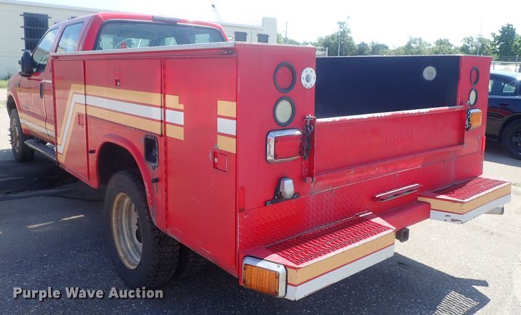 image for item DC1440 2004 Ford F550  Crew Cab utility truck