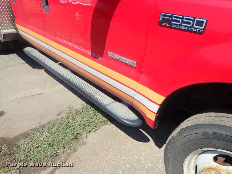 image for item DC1440 2004 Ford F550  Crew Cab utility truck