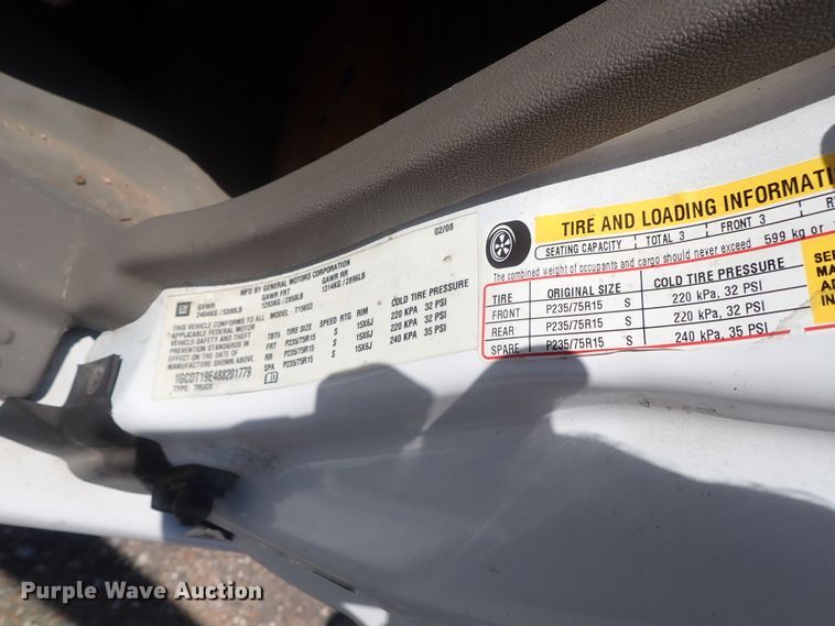 image for item DI4508 2008 Chevrolet Colorado  Ext. Cab pickup truck