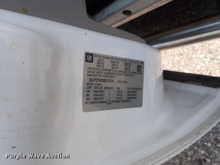 image for item DI4517 2011 Chevrolet Silverado 1500  Crew Cab pickup truck