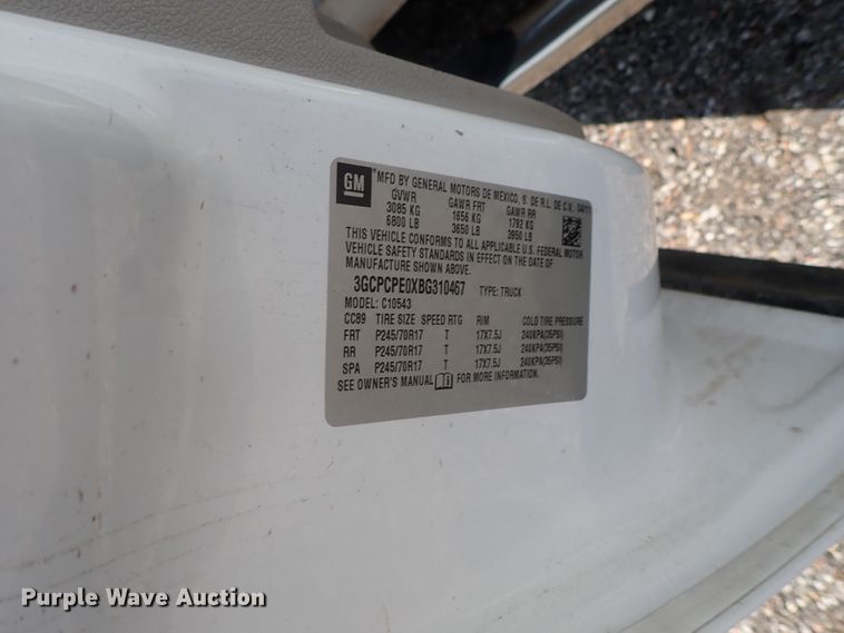 image for item DI4518 2011 Chevrolet Silverado 1500  Crew Cab pickup truck