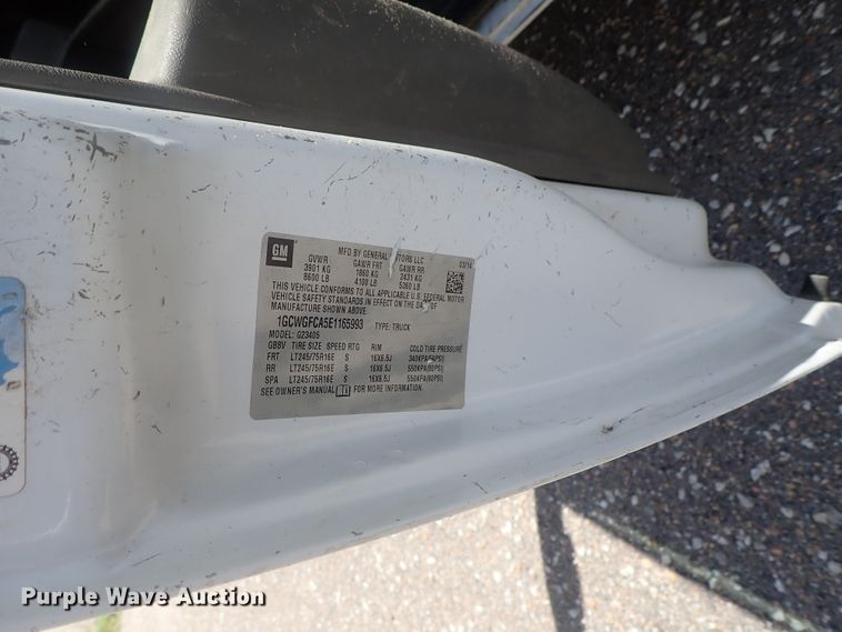 image for item DI4529 2014 Chevrolet Express 2500  van