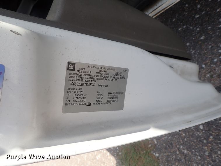 image for item DI4535 2007 Chevrolet Express 2500  van