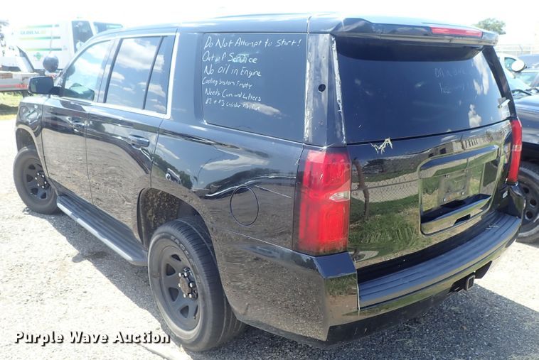 image for item DI4538 2016 Chevrolet Tahoe Police  SUV