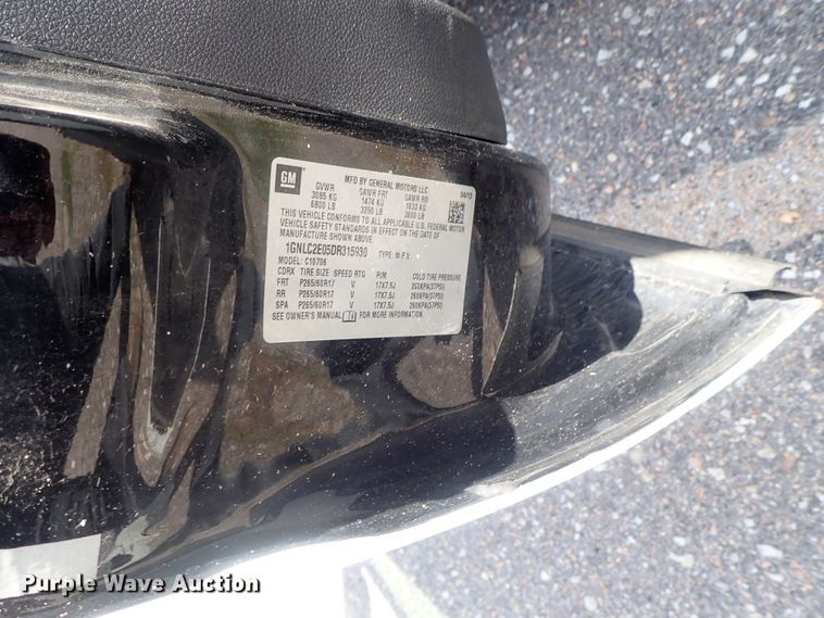 image for item DI4540 2013 Chevrolet Tahoe Police  SUV