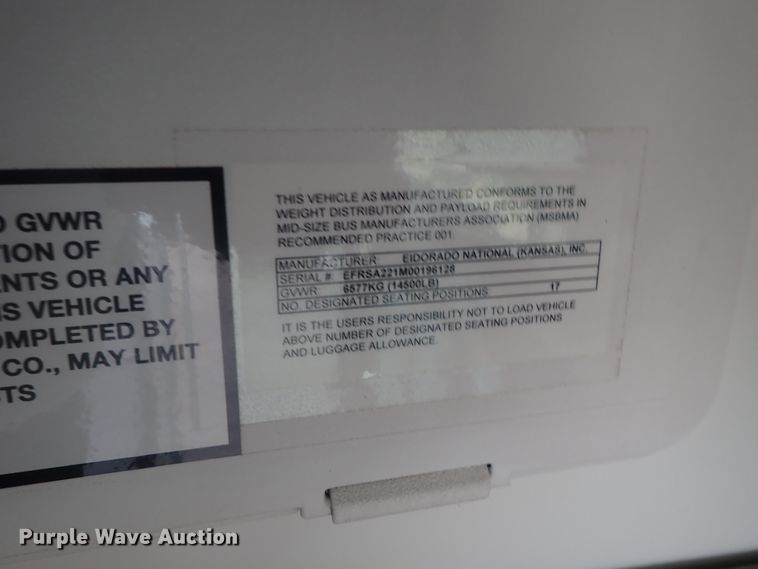 image for item DI4582 2009 Ford E450  shuttle bus