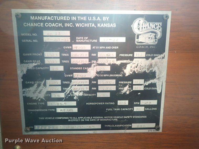 image for item DI4586 2002 Chance AH-28  trolley