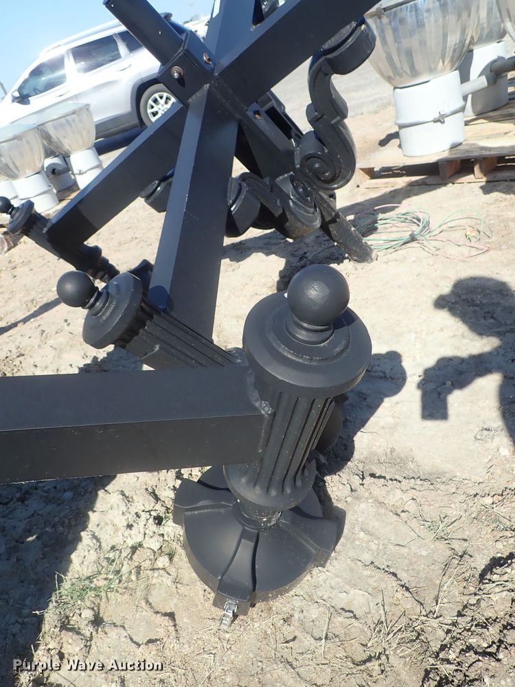 (3) aluminum decorative light pole arms in Wichita, KS Item GA9594