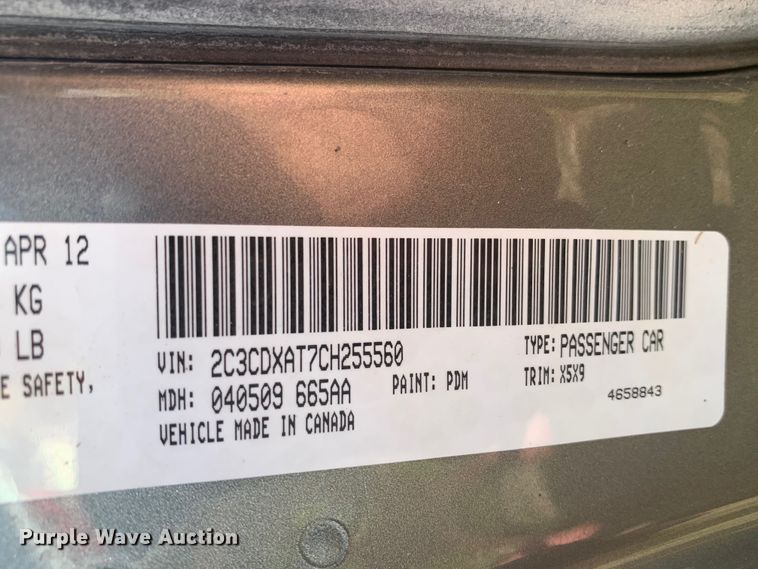 image for item DG6951 2012 Dodge Charger Police