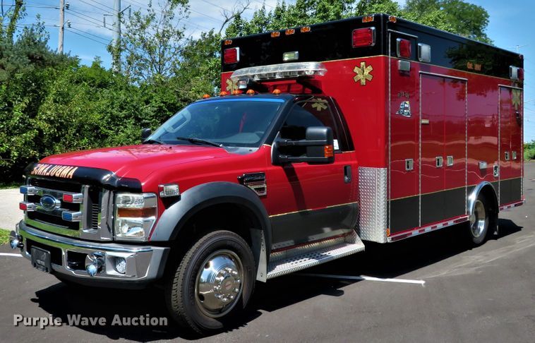 image for item DH1128 2008 Ford F450 Super Duty XLT  ambulance