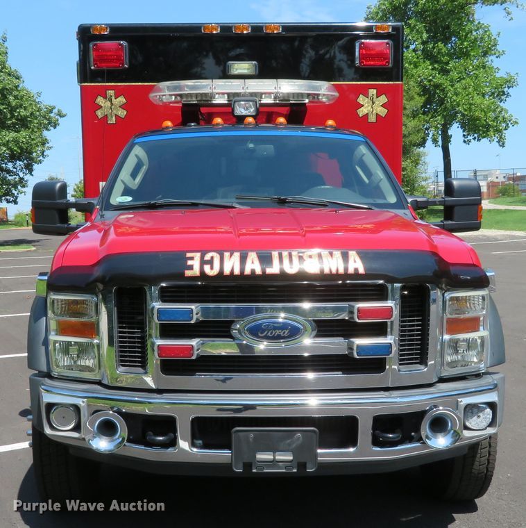 image for item DH1128 2008 Ford F450 Super Duty XLT  ambulance