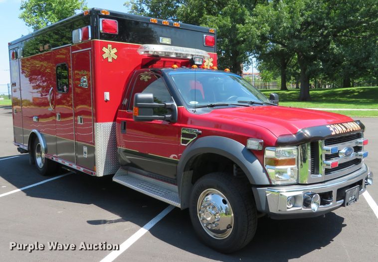 image for item DH1128 2008 Ford F450 Super Duty XLT  ambulance