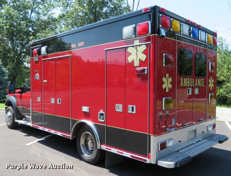 image for item DH1128 2008 Ford F450 Super Duty XLT  ambulance