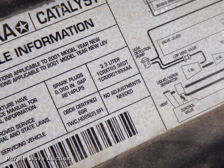 image for item DH6575 2001 Dodge Caravan Sport  van