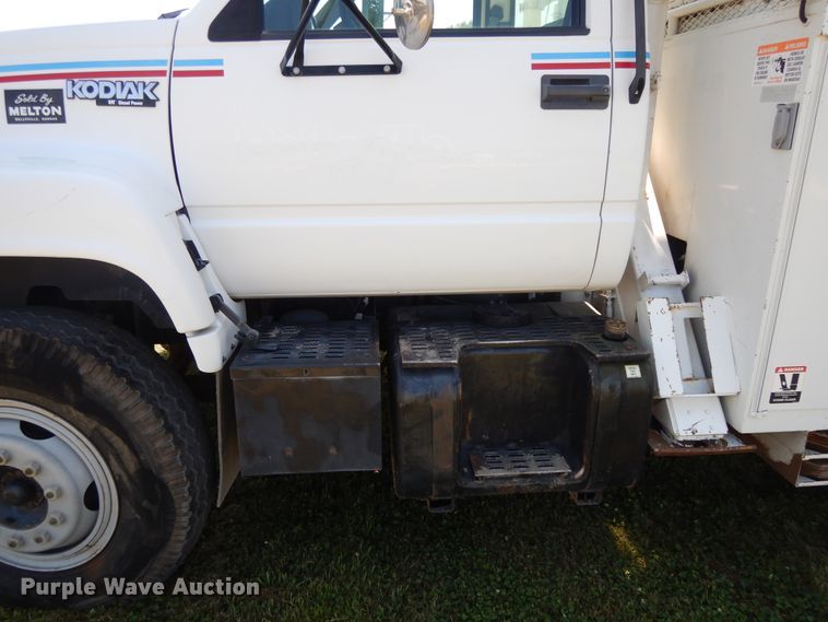 image for item DI7585 1993 Chevrolet Kodiak C6500  digger derrick truck