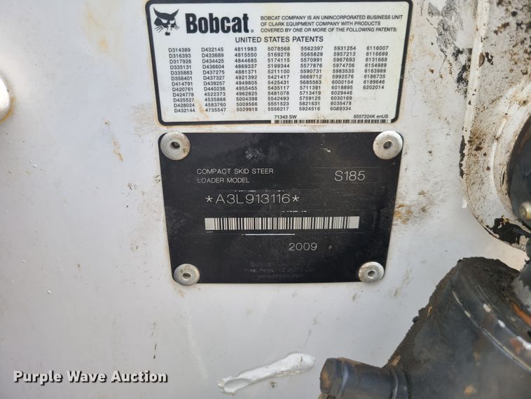 image for item EL9994 2008 Bobcat S185  skid steer loader