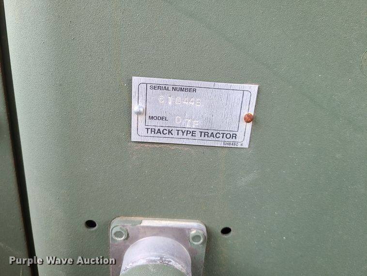 image for item EZ9129 1970 Caterpillar D7F  dozer