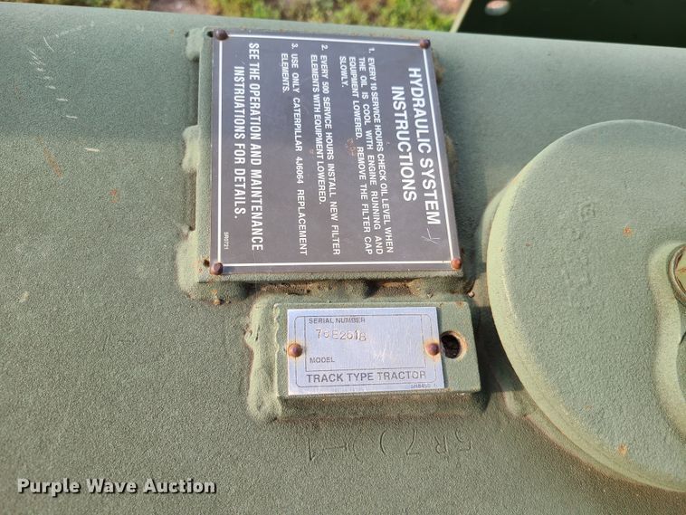 image for item EZ9129 1970 Caterpillar D7F  dozer