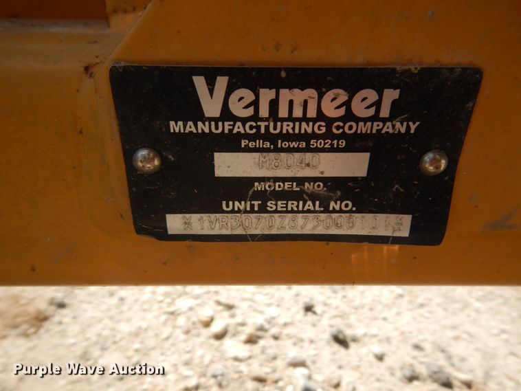 image for item FT9117 Vermeer M8040 disc mower