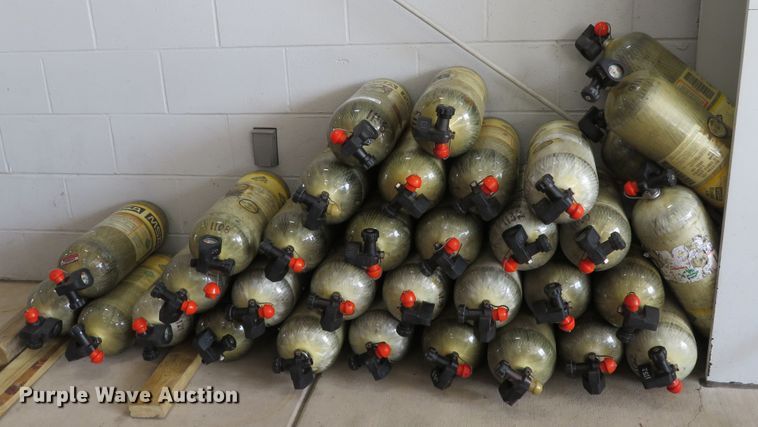 image for item GI9190 (34) MSA Stealth SCBA L-30 bottles