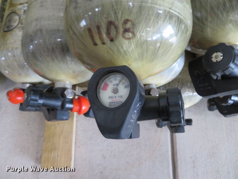 image for item GI9190 (34) MSA Stealth SCBA L-30 bottles