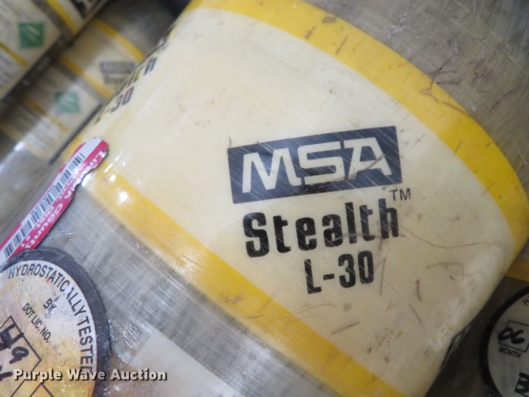 image for item GI9190 (34) MSA Stealth SCBA L-30 bottles