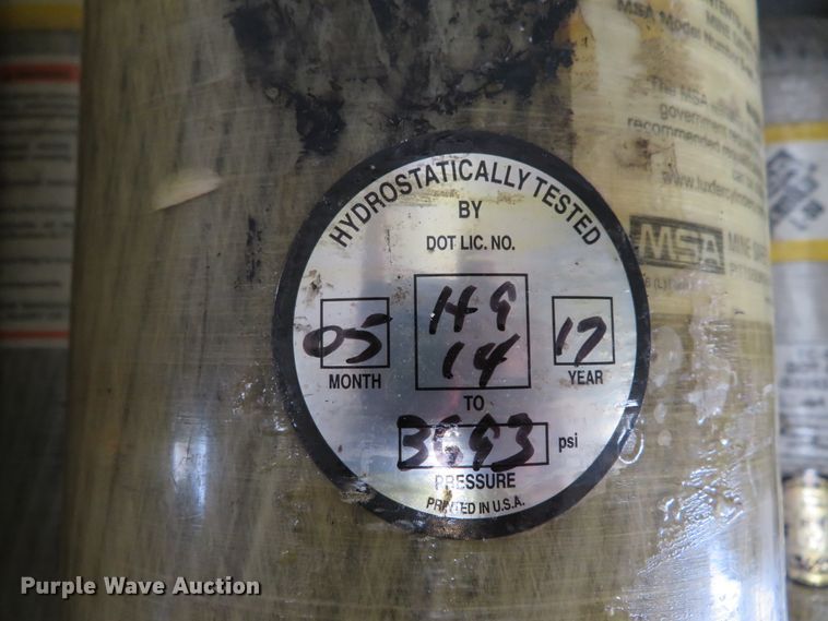 image for item GI9190 (34) MSA Stealth SCBA L-30 bottles