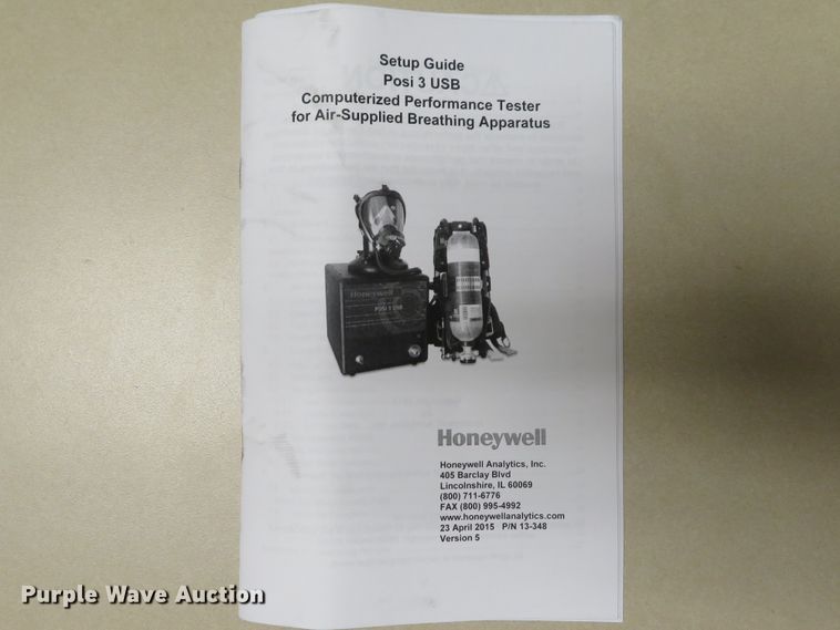 image for item GI9191 PosiCheck 3 USB SCBA testing machine