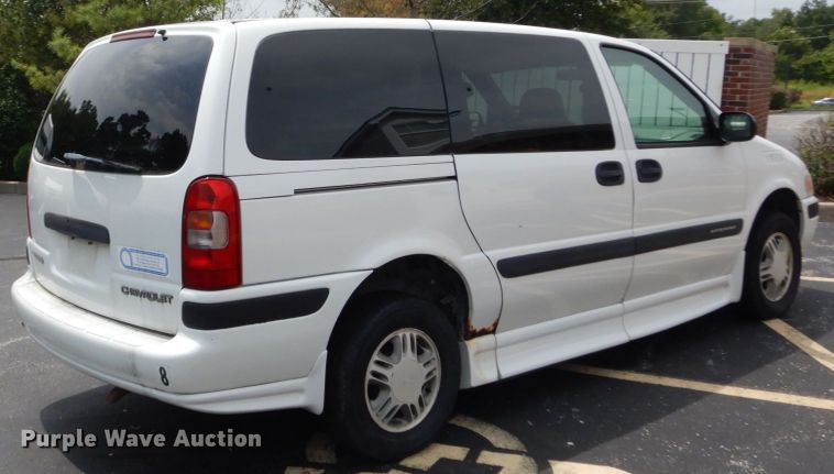 image for item GV9209 2003 Chevrolet Venture Z10 Cargo Extended  handicap accessible van