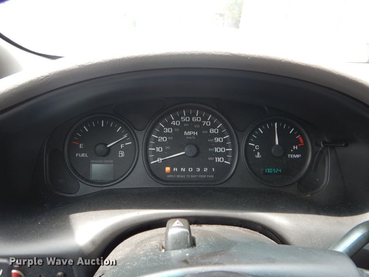 image for item GV9209 2003 Chevrolet Venture Z10 Cargo Extended  handicap accessible van