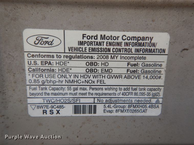 image for item GV9211 2009 Ford Econoline E450 Super Duty  shuttle bus