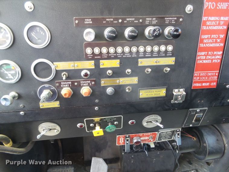 image for item GX9122 1974 International Snokel  ladder fire truck