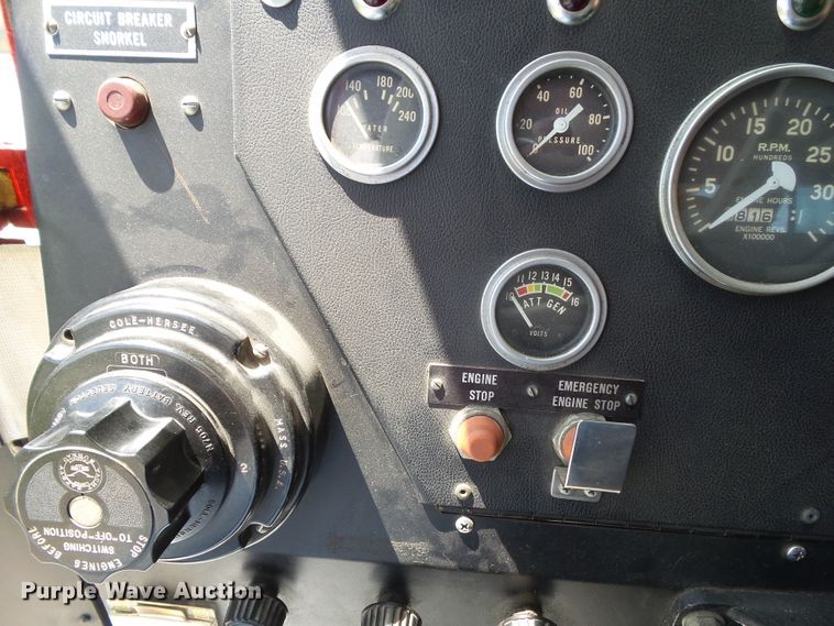 image for item GX9122 1974 International Snokel  ladder fire truck