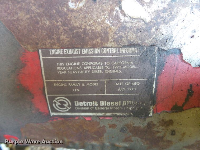 image for item GX9122 1974 International Snokel  ladder fire truck