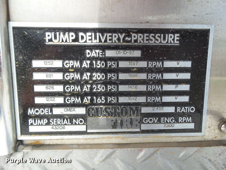 image for item GX9122 1974 International Snokel  ladder fire truck