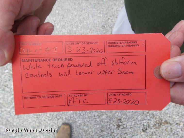 image for item GX9122 1974 International Snokel  ladder fire truck